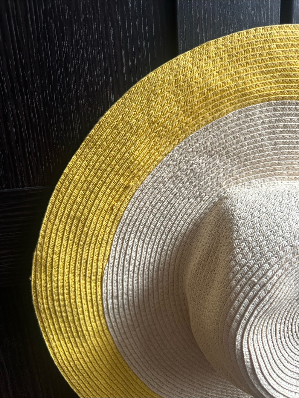 Yellow Rimmed Sunhat - Picture 3 of 7